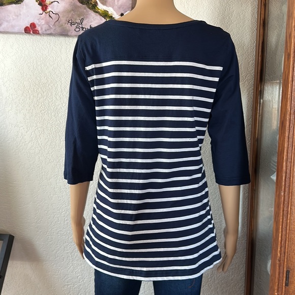 Cutter & Buck Blue & White USNA Shirt - Picture 3 of 5